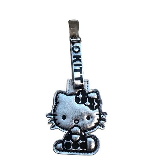 Hello Kitty Silver Luggage Tag - Picture 1 of 3